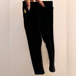 POLO Ralph Lauren velvet toddler leggings